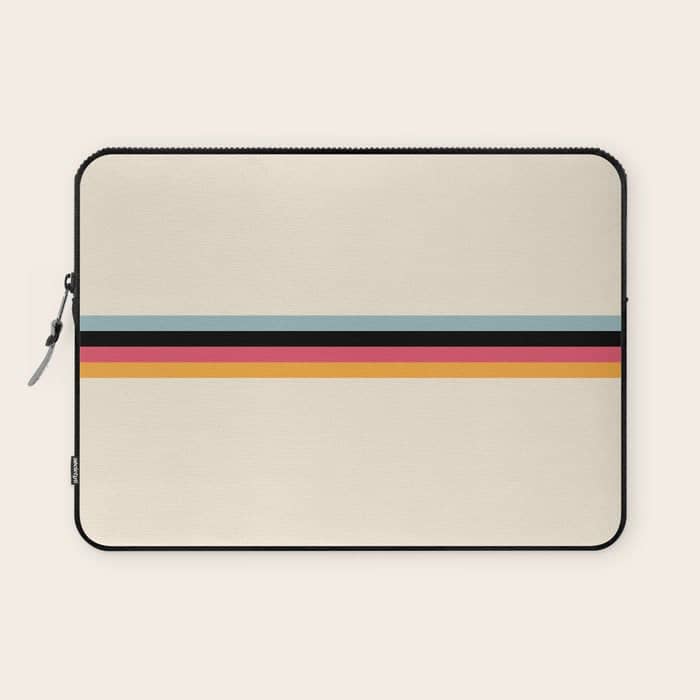 Ishtar - Classic Retro Summer Stripes Laptop Sleeve