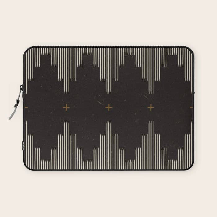Southwestern Minimalist Black & White Laptop Sleeve