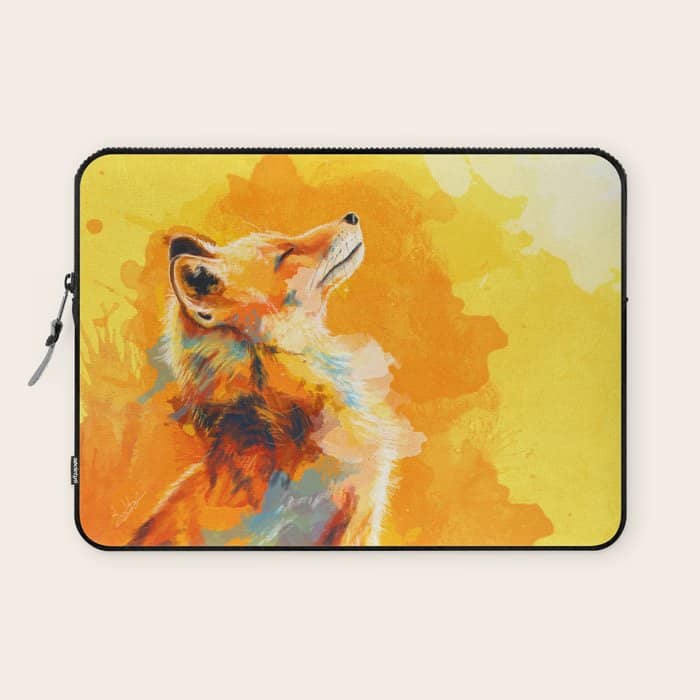 Blissful Light - Fox Portrait Laptop Sleeve
