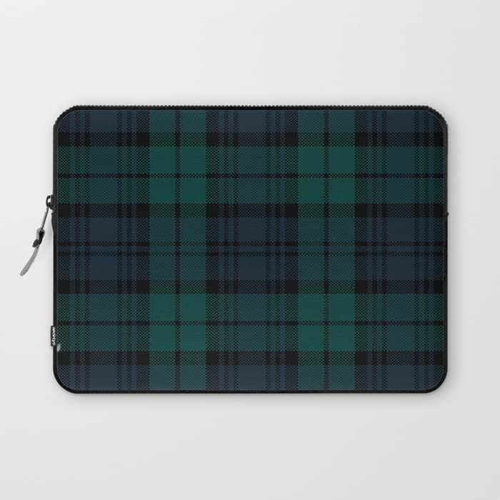 Love TartáN (2) - Black Watch Laptop Sleeve