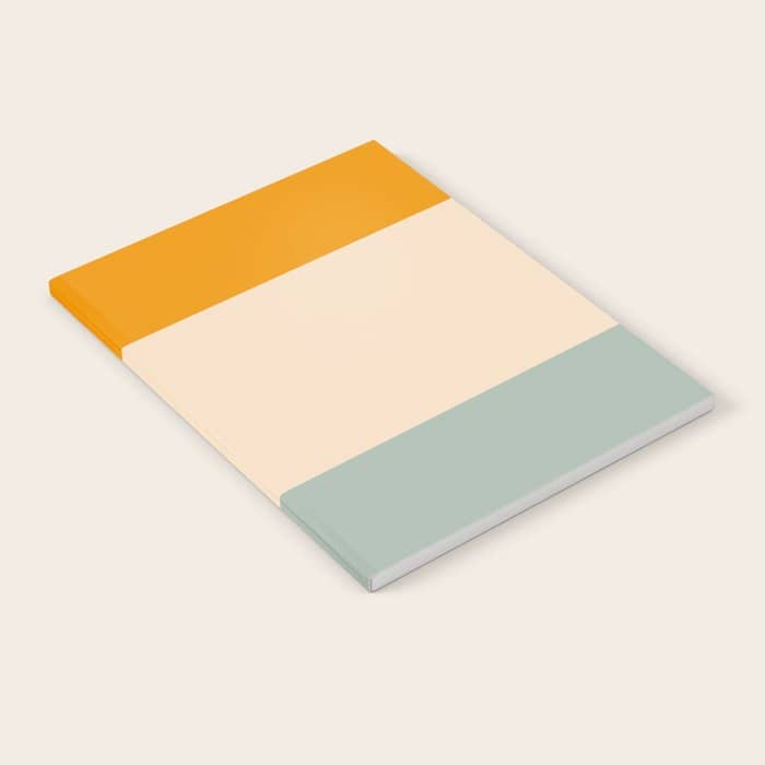 Heracles - Minimal Summer Retro Stripes Notebook