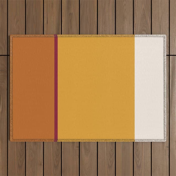 Contemporary Color Block Xxi Outdoor Rug