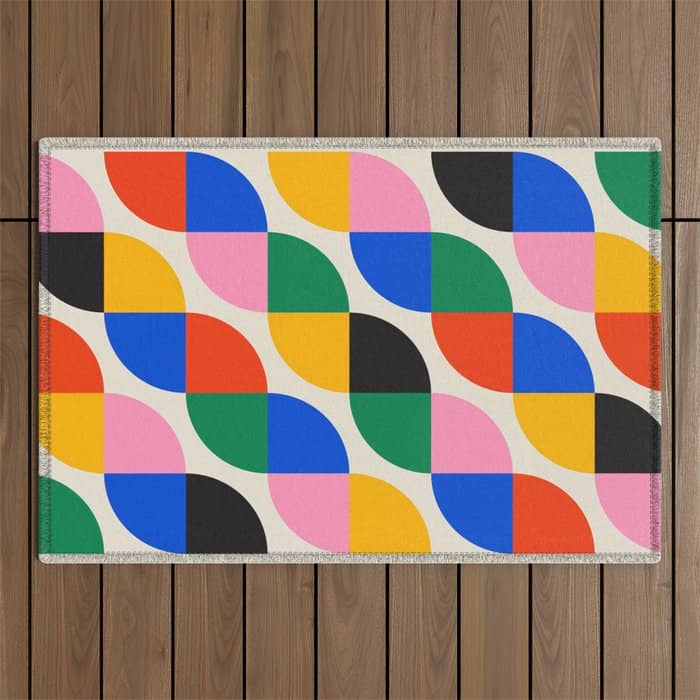 Bauhaus 04: Exhibition 1923 | Mid Century Series  Outdoor Rug