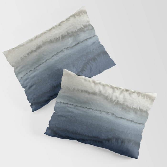 Within The Tides - Crushing Waves Blue Pillow Sham