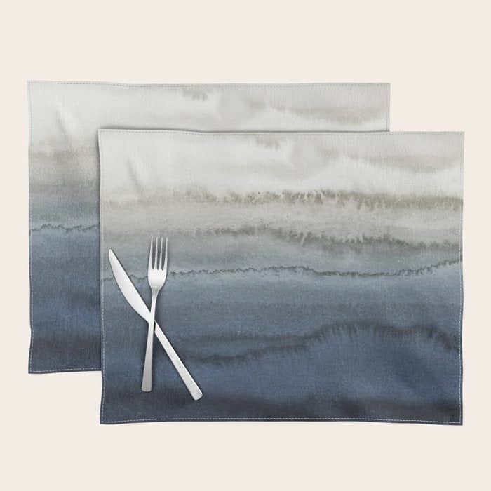 Within The Tides - Crushing Waves Blue Placemat
