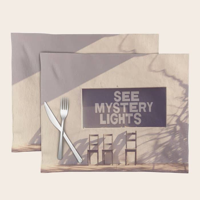 See Mystery Lights - Marfa, Texas Placemat