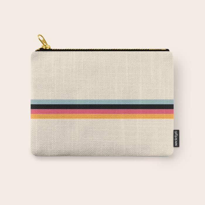 Ishtar - Classic Retro Summer Stripes Carry All Pouch
