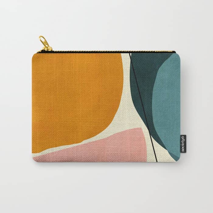 Shapes Geometric Minimal Painting Abstract Carry All Pouch