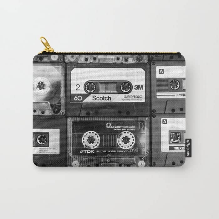 Something Nostalgic - Black And White #Decor #Homestorie #Buyart Carry All Pouch