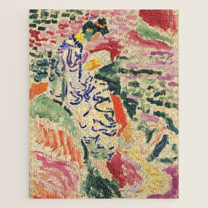 La Japonaise Woman Beside The Water By Henri Matisse Jigsaw Puzzle