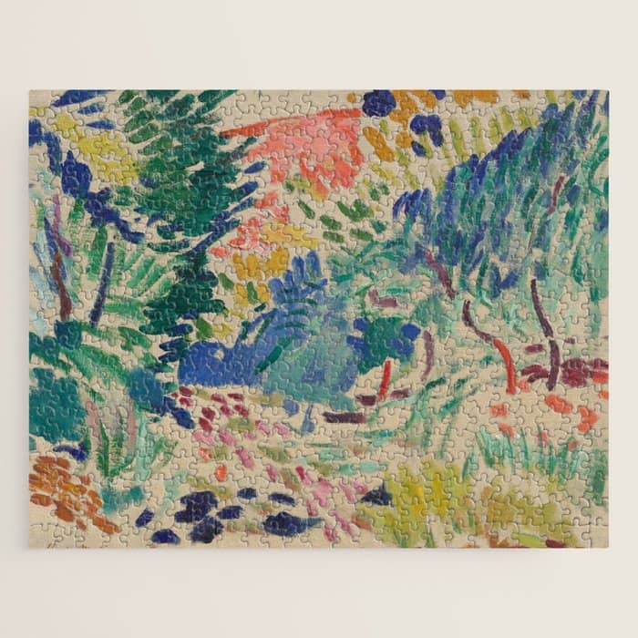 Landscape At Collioure By Henri Matisse Jigsaw Puzzle
