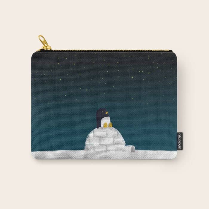 Star Gazing - Penguin'S Dream Of Flying Carry All Pouch