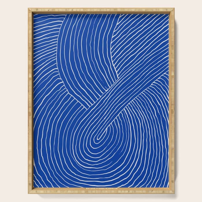 Strokes 01: Chathams Blue Edition  Serving Tray