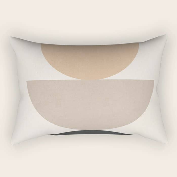 Geometric Modern Art 31 Rectangular Pillow