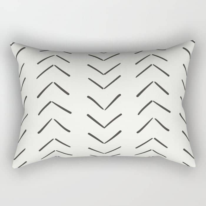 Boho Big Arrows In Cream Rectangular Pillow