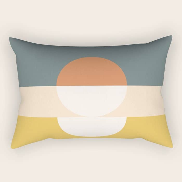 Abstract Geometric 02 Rectangular Pillow