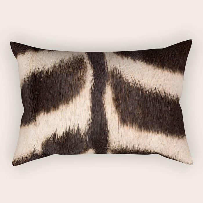 Zebra - Zebra Stripes -Zebra Skin - Genuine - Beautiful  Rectangular Pillow
