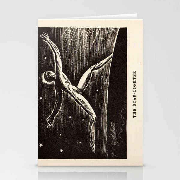 "The Star-Lighter" By Rockwell Kent (1919) Stationery Card