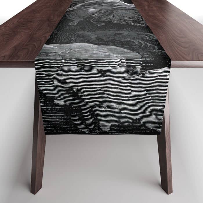 Death On The Pale Horse- Gustave Dore Table Runner