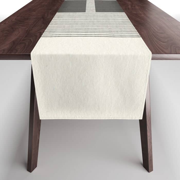 Minimalist Japandi Object No.03 Table Runner