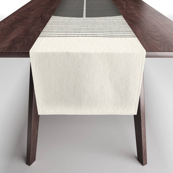 Minimalist Japandi Object No. 02 Table Runner