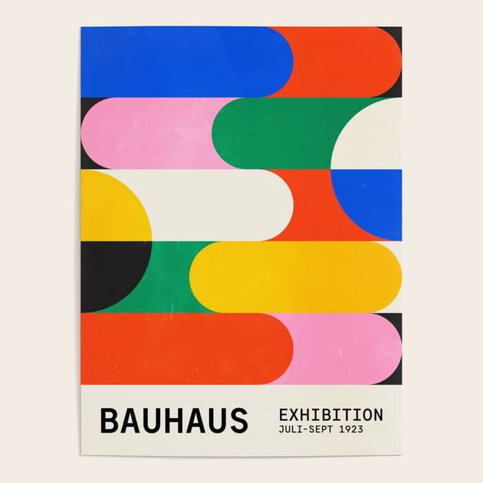 Bauhaus 03: Exhibition 1923 | Mid Century Series  Poster