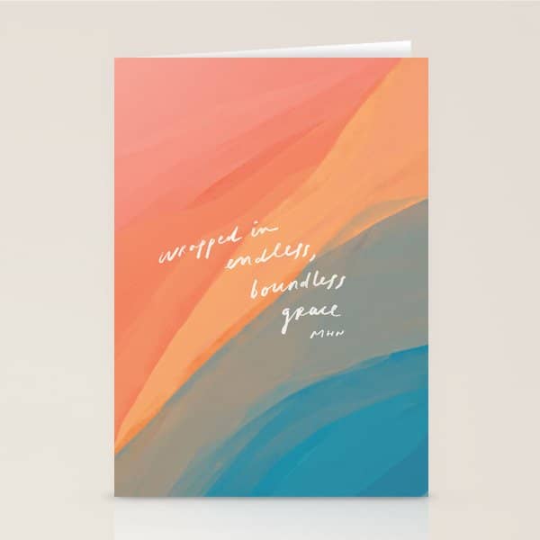 Wrapped In Endless, Boundless Grace Stationery Card