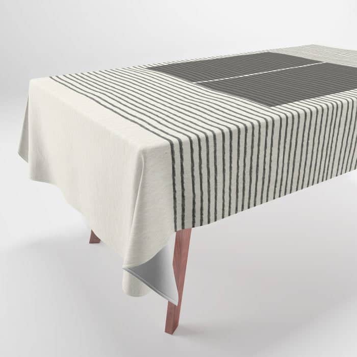 Minimalist Japandi Object No. 1 Tablecloth