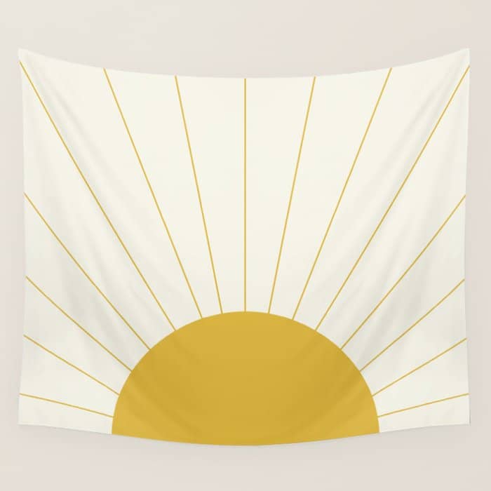 Sunrise / Sunset Minimalism Wall Tapestry