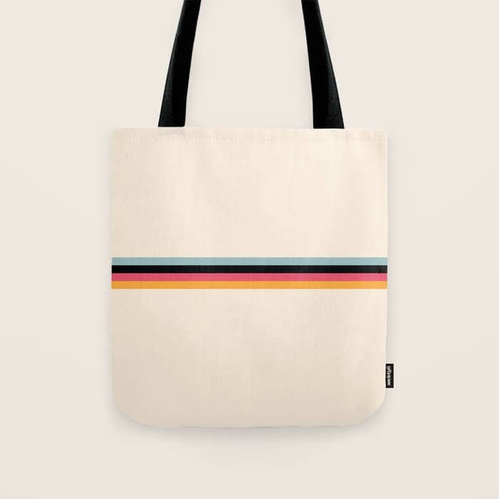 Ishtar - Classic Retro Summer Stripes Tote Bag
