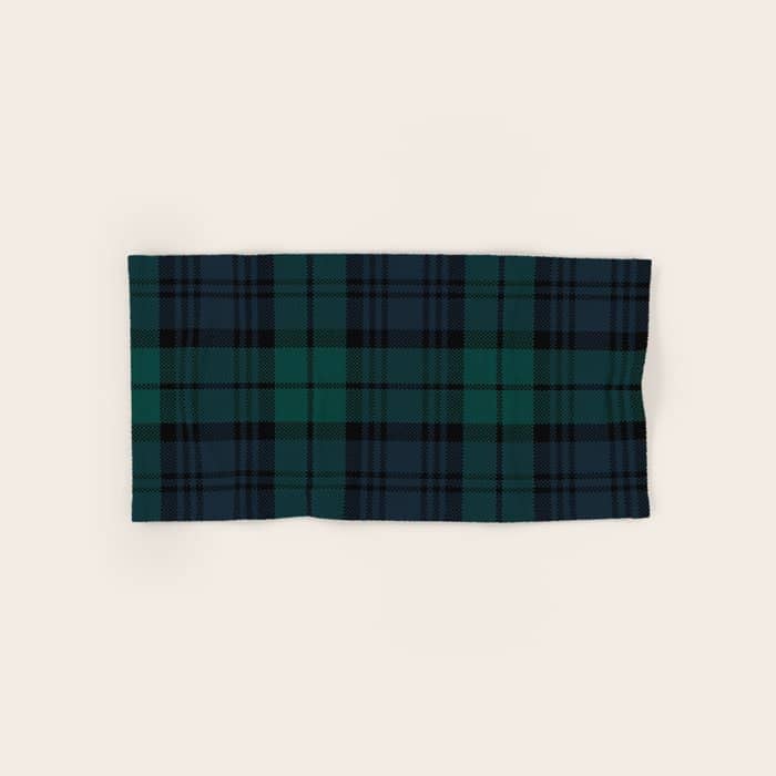Love TartáN (2) - Black Watch Bath Towel