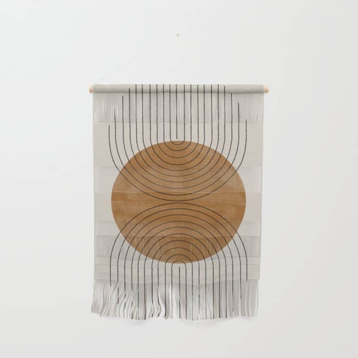 Perfect Touch  Mid Century Modern Wall Hanging