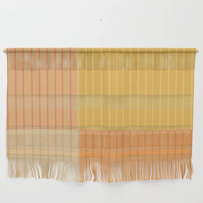 Color Block Line Abstract Iv Boho Western Wall Hanging