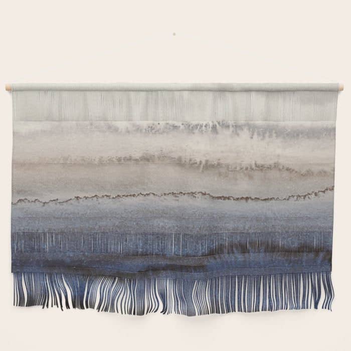 Within The Tides Winter Blues By Monika Strigel Wall Hanging