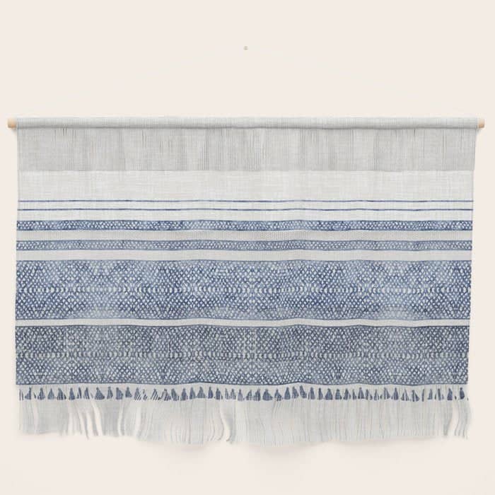 French Linen Chambray Tassel Wall Hanging