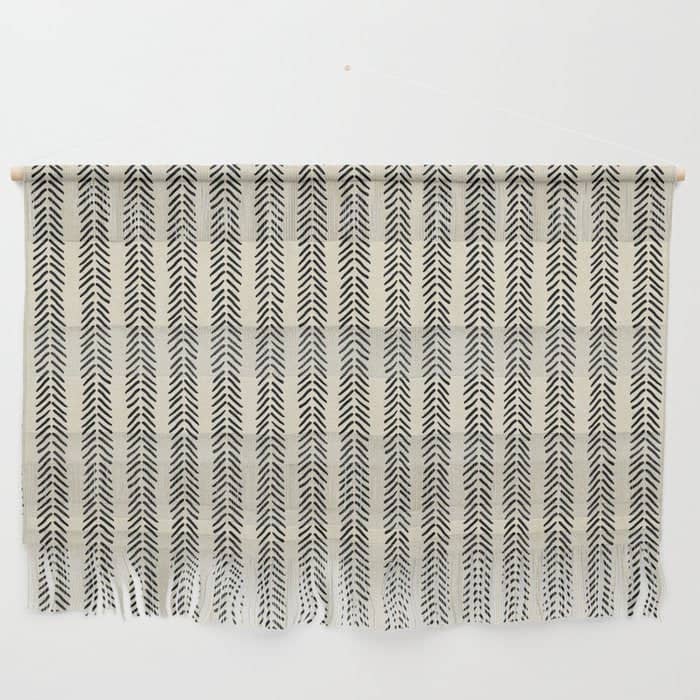 Small Black And White Arrowheads Wall Hanging
