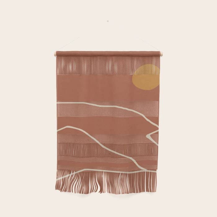 Minimal Abstract Art Landscape 2 Wall Hanging