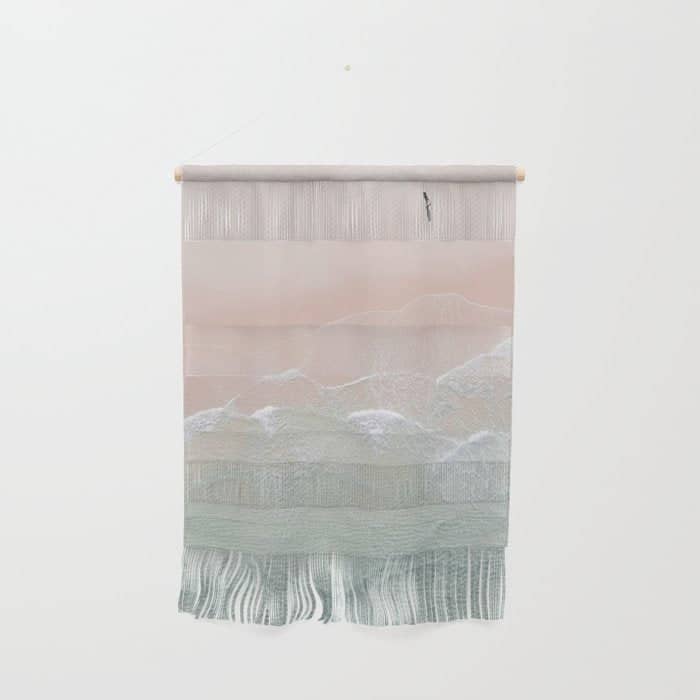 Ocean Walk Ii - Aerial Beach Photography By Ingrid Beddoes Wall Hanging