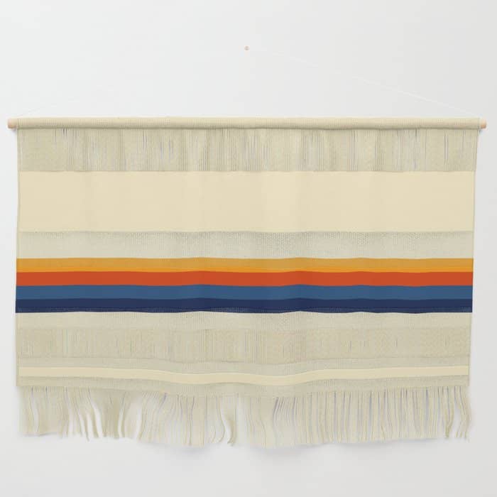 Retro Stripes Summer Of Love Wall Hanging
