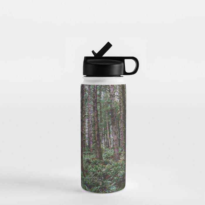 Forest Dark, Forest Deep Iii Water Bottle