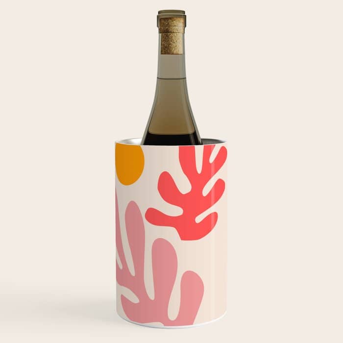 Henri Matisse - Leaves - Blush Wine Chiller
