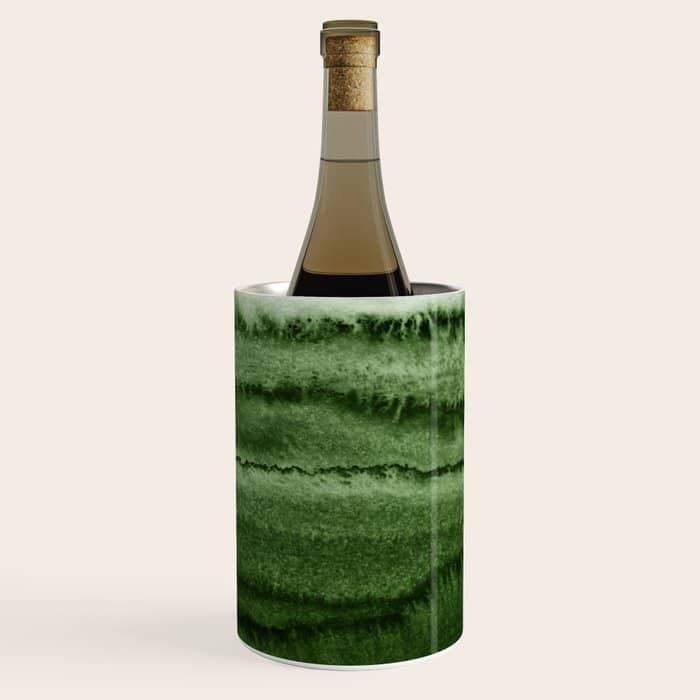 Within The Tides Forest Green By Monika Strigel Wine Chiller
