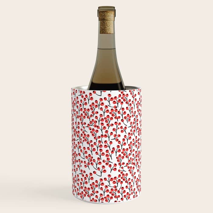 Christmas Red Fruit - Pattern No 4 Wine Chiller
