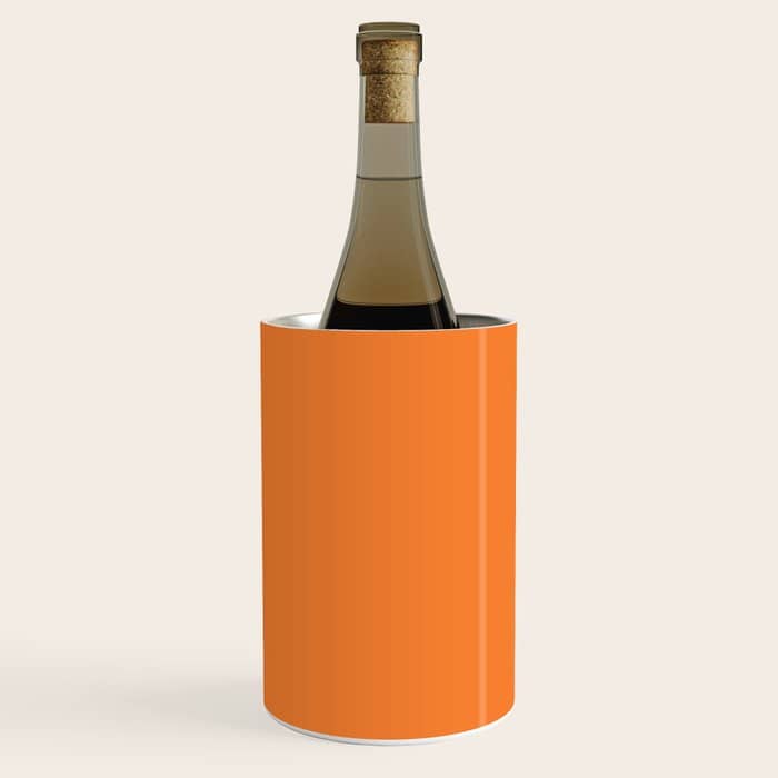 Tangerine - Solid Color Collection Wine Chiller