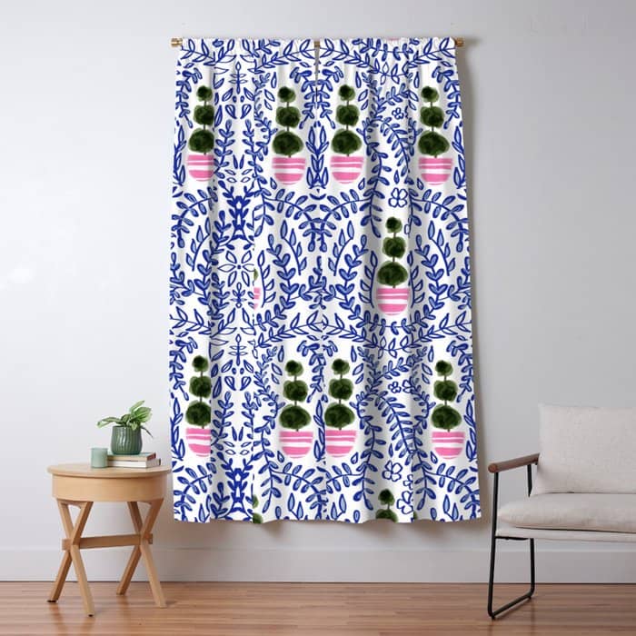 Southern Living - Chinoiserie Pattern Window Curtain