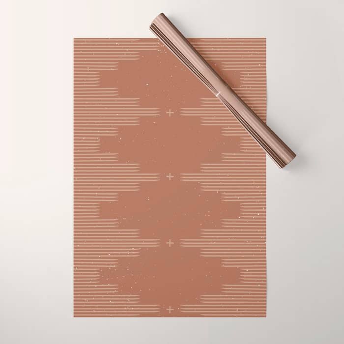 Southwestern Minimalist - Camel Brown Wrapping Paper