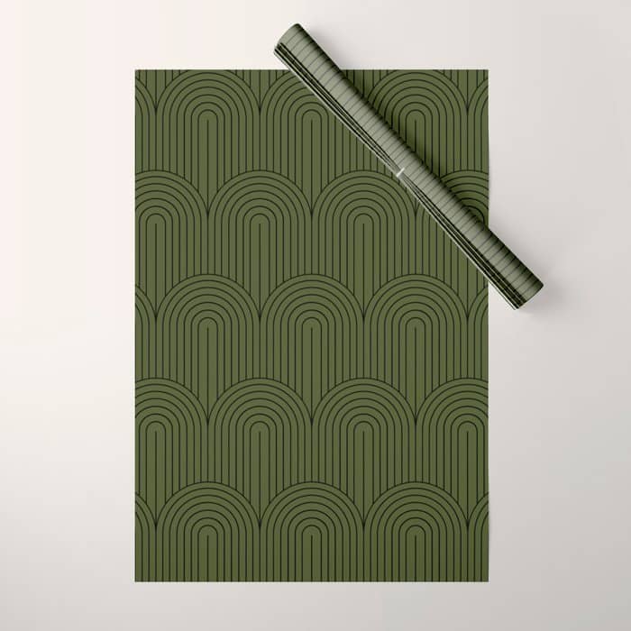 Art Deco Arch Pattern Viii Wrapping Paper