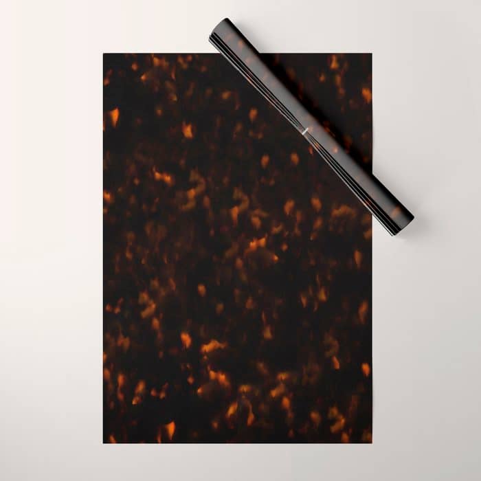 Dark Tortoise Shell Pattern Wrapping Paper