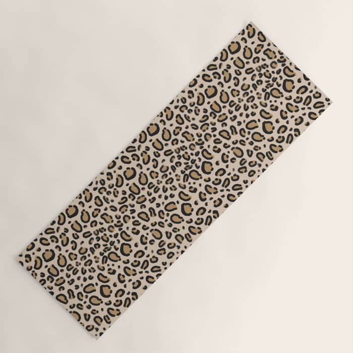Leopard Print - Classic Cheetah Print, Animal Print Yoga Mat