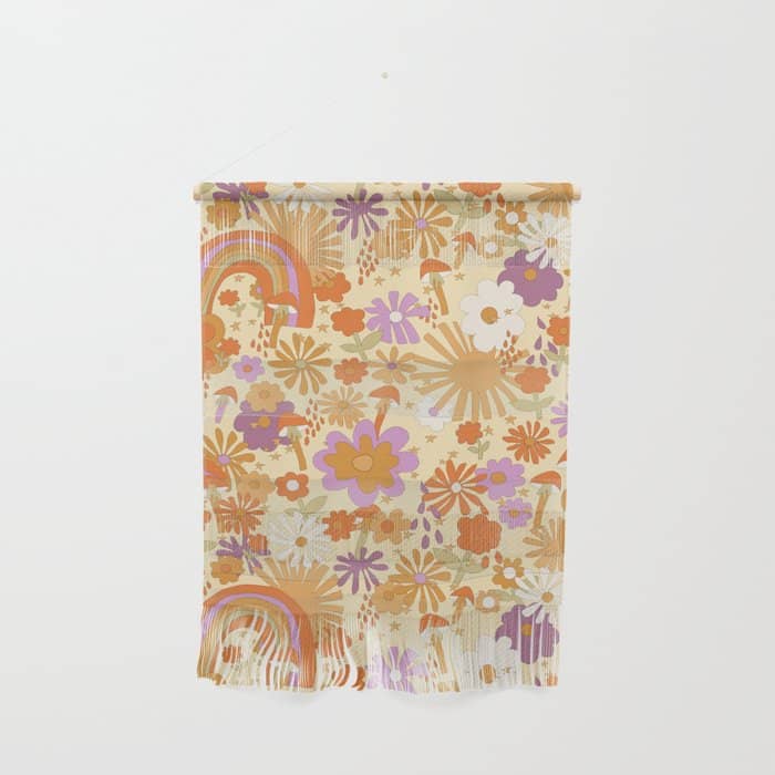 Rainbows, Sunshine And Stars Wall Hanging